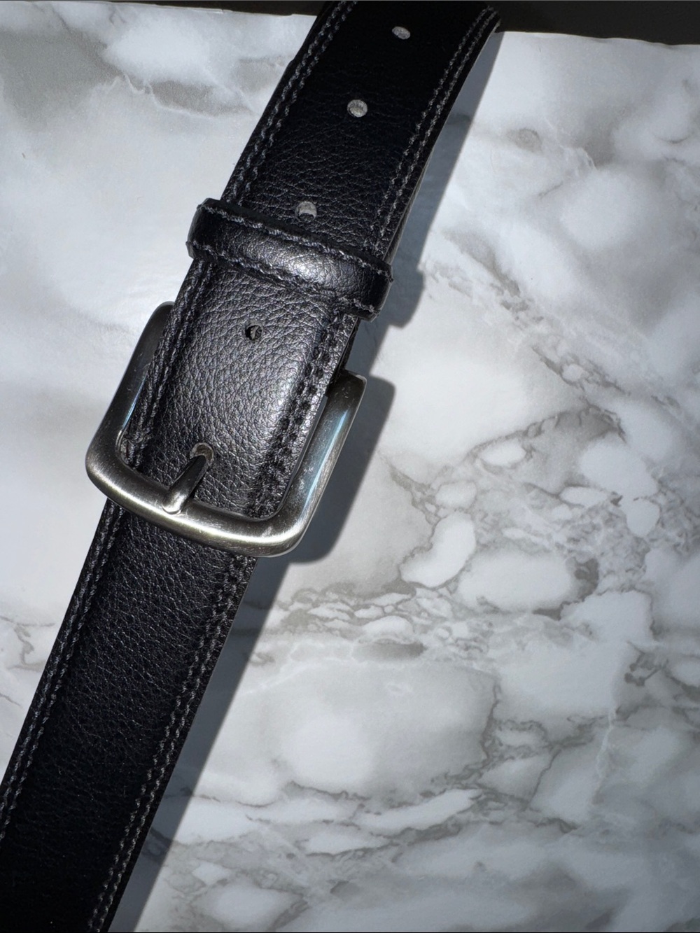 "The Original Comfort Belt" Black Leather Size 44/110 - Excellent Condition